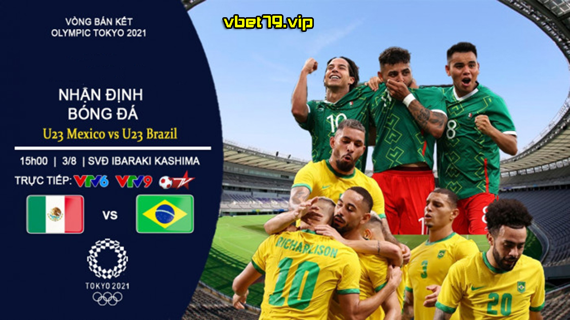 soi keo U23 Brazil vs U23 Mexico